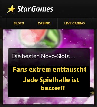 Stargames Fake Casino