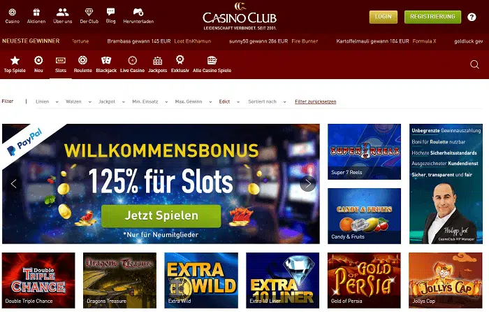 Casino Club Merkur Spiele