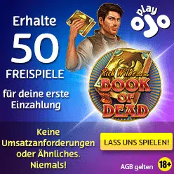Book of Dead Freispiele ohne Bedingungen im PlayOjO Casino