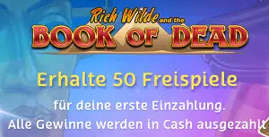 Casino ohne Bonus - 50 Freispiele Book of Dead kein Umsatz