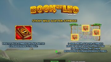 Book of Leo Quattro Stakelogic kostenlos spielen