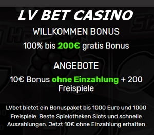 LV Bet Casino Angebote