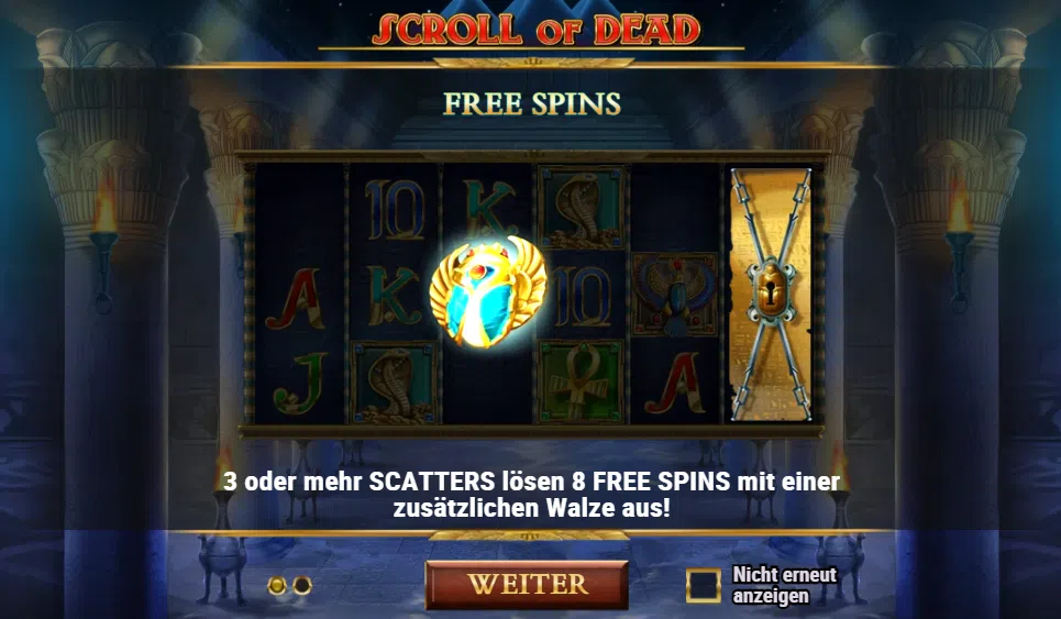 Scroll of Dead Playn Go kostenlos