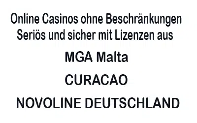 Online Casinos Ohne Limits
