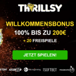 Thrillsy Casino - Play without German limits