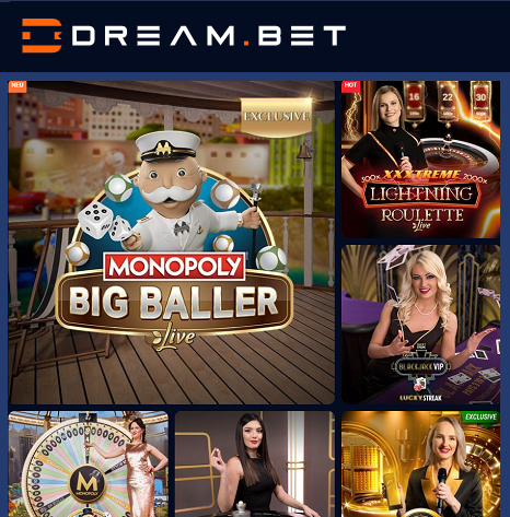 Dreambet Live Casinos