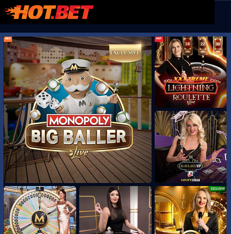 Hot.Bet Live Spiele