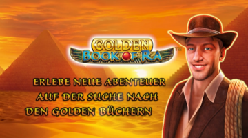 Goldene Book of Ra Spiel 2023 präsentiert von Löwen Play