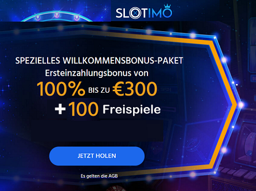 100 Freispiele extra Slotimo Casino